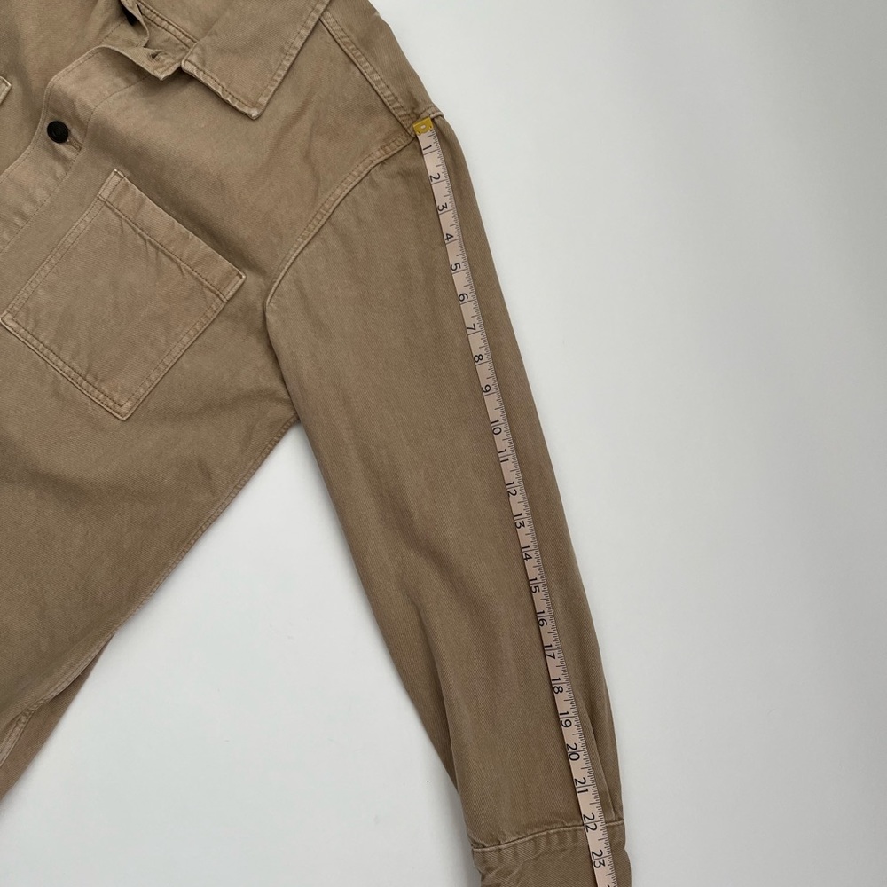 Gap men's tan heavy cotton jacket - Picture 7 of 8